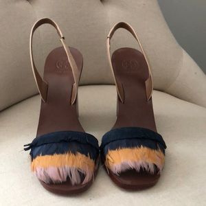 EUC Tory Burch Block Heels